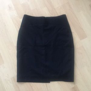 Navy Pencil Skirt